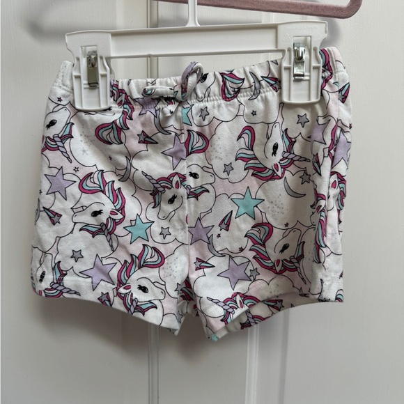 NWOT The Children's Place 18-24M Unicorn Print Soft Shorts - Picture 1 of 5